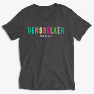Rensselaer Missouri Color Pop Soft Lightweight V-Neck