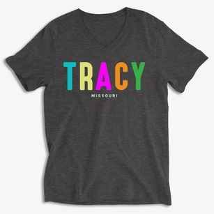 Tracy Missouri Color Pop Soft Lightweight V-Neck