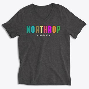 Northrop Minnesota Color Pop Soft Lightweight V-Neck