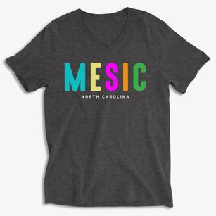 Mesic North Carolina Color Pop Soft Lightweight V-Neck