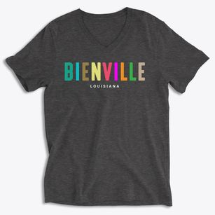 Bienville Louisiana Color Pop Soft Lightweight V-Neck