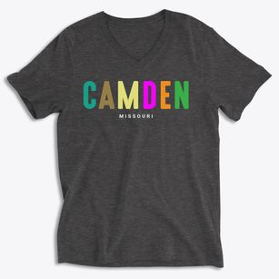 Camden Missouri Color Pop Soft Lightweight V-Neck