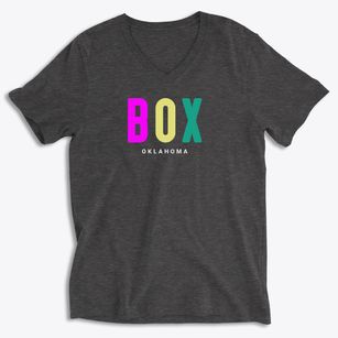 Box Oklahoma Color Pop Soft Lightweight V-Neck
