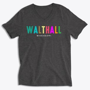 Walthall Mississippi Color Pop Soft Lightweight V-Neck