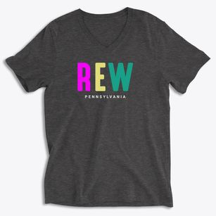 Rew Pennsylvania Color Pop Soft Lightweight V-Neck