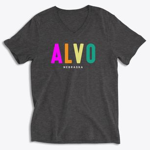 Alvo Nebraska Color Pop Soft Lightweight V-Neck