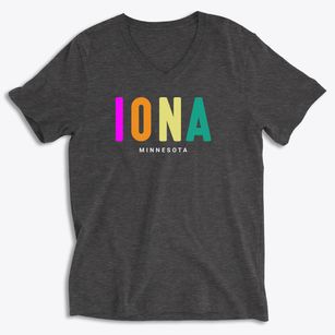 Iona Minnesota Color Pop Soft Lightweight V-Neck