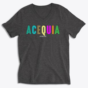 Acequia Idaho Color Pop Soft Lightweight V-Neck