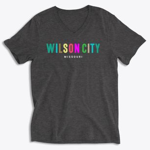 Wilson City Missouri Color Pop Soft Lightweight V-Neck