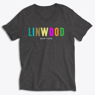 Linwood New York Color Pop Soft Lightweight V-Neck