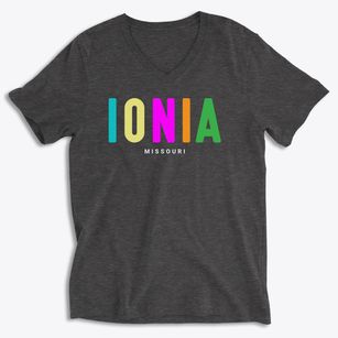 Ionia Missouri Color Pop Soft Lightweight V-Neck