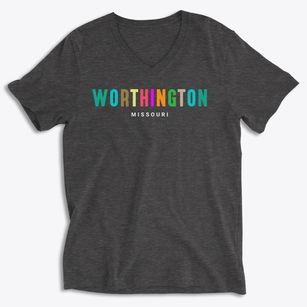 Worthington Missouri Color Pop Soft Lightweight V-Neck