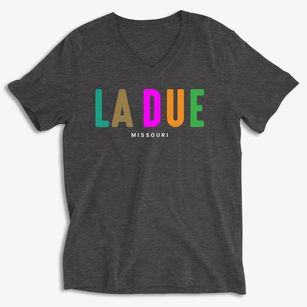 La Due Missouri Color Pop Soft Lightweight V-Neck