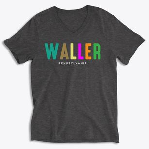 Waller Pennsylvania Color Pop Soft Lightweight V-Neck