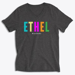 Ethel Missouri Color Pop Soft Lightweight V-Neck
