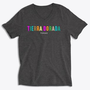Tierra Dorada Texas Color Pop Soft Lightweight V-Neck