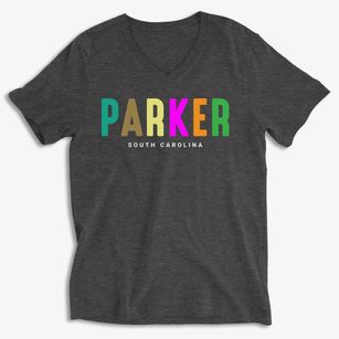 Parker South Carolina Color Pop Soft Lightweight V-Neck
