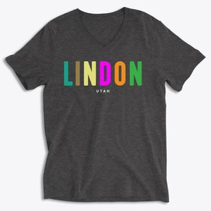 Lindon Utah Color Pop Soft Lightweight V-Neck