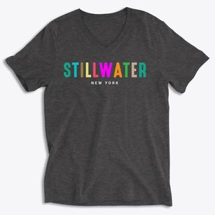 Stillwater New York Color Pop Soft Lightweight V-Neck