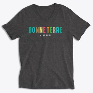 Bonne Terre Missouri Color Pop Soft Lightweight V-Neck